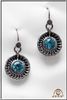 Sparkle Ohrenschmuck Zirkonia Blau